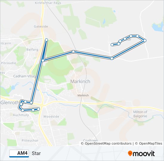 AM4 bus Line Map