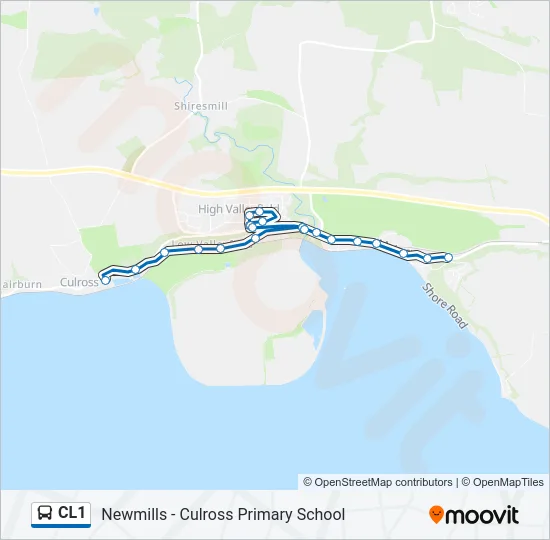 CL1 Bus Line Map