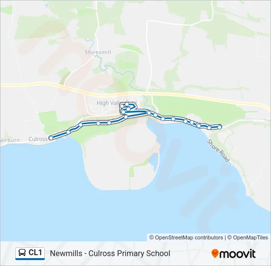 CL1 Bus Line Map