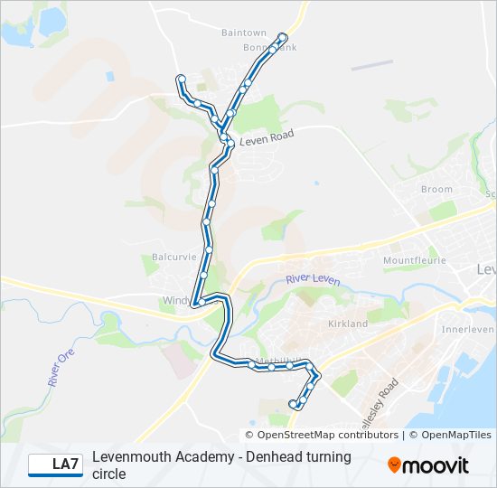 LA7 bus Line Map