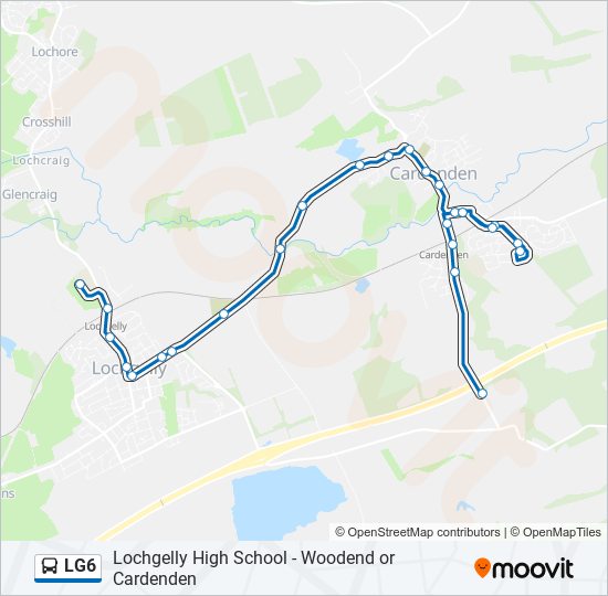 LG6 bus Line Map