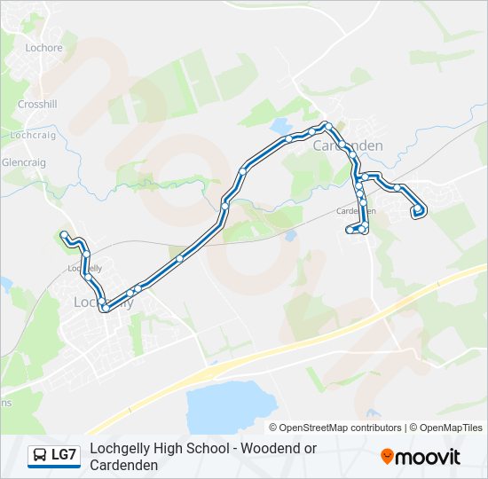 LG7 Bus Line Map