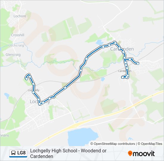 LG8 Bus Line Map