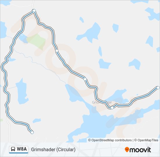 W8A Bus Line Map