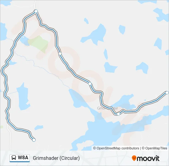 W8A Bus Line Map