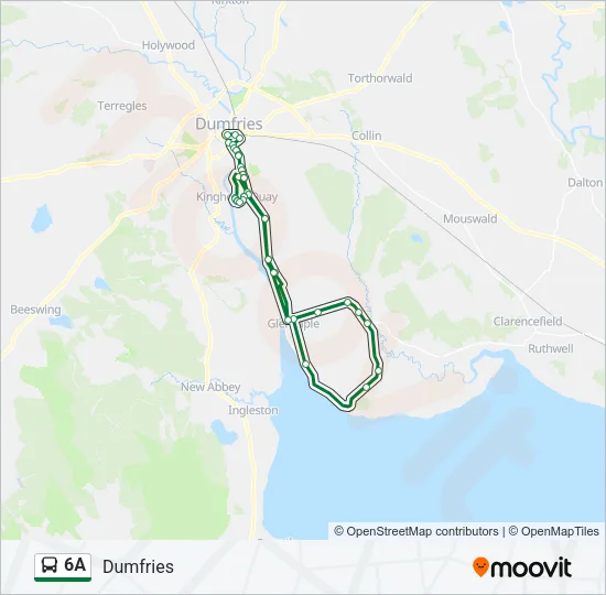 6A Bus Line Map