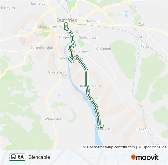 6A Bus Line Map