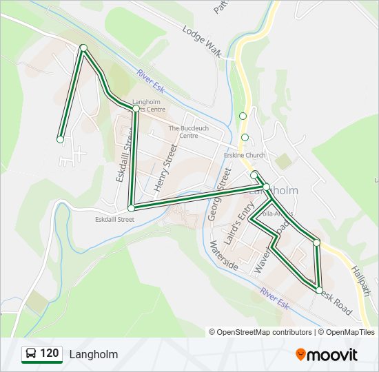 120 Bus Line Map