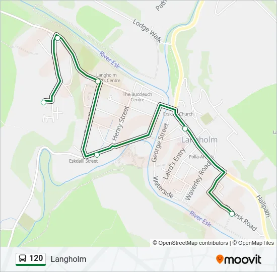 120 Bus Line Map