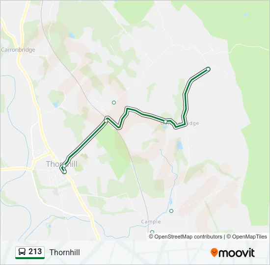 213 Bus Line Map