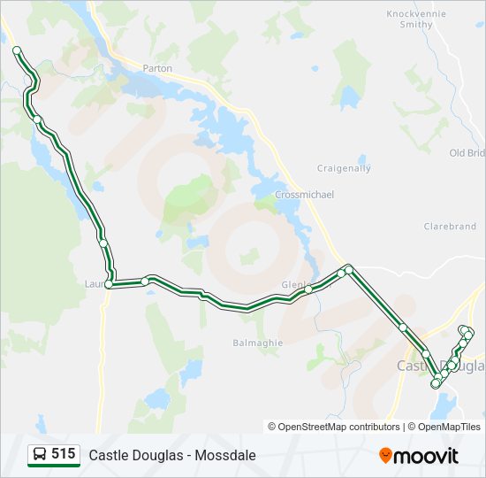515 Bus Line Map