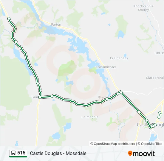 515 Bus Line Map