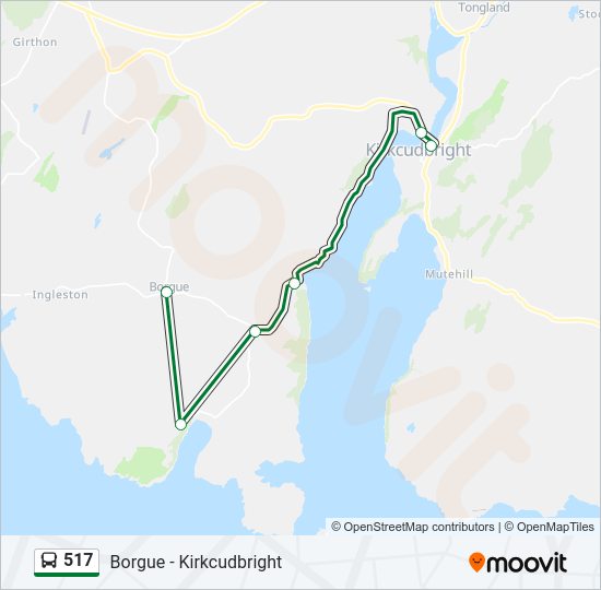 517 Bus Line Map
