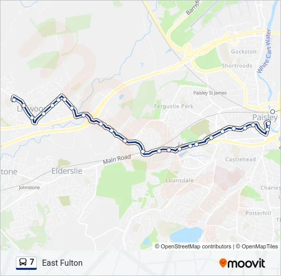 7 Bus Line Map