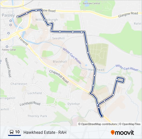 10 Route Schedules, Stops & Maps Paisley (Updated)