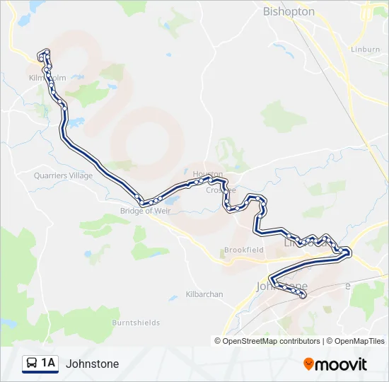 1A Bus Line Map