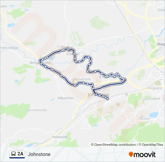 2A Bus Line Map