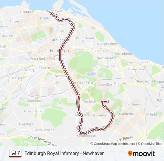 7 Route: Schedules, Stops & Maps - Edinburgh Royal Infirmary (Updated)