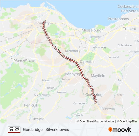 Bus 29 Route Map 29 Route: Schedules, Stops & Maps - Broughton (Updated)