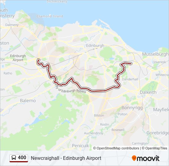 400 Bus Line Map