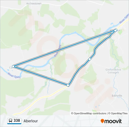 338 Bus Line Map
