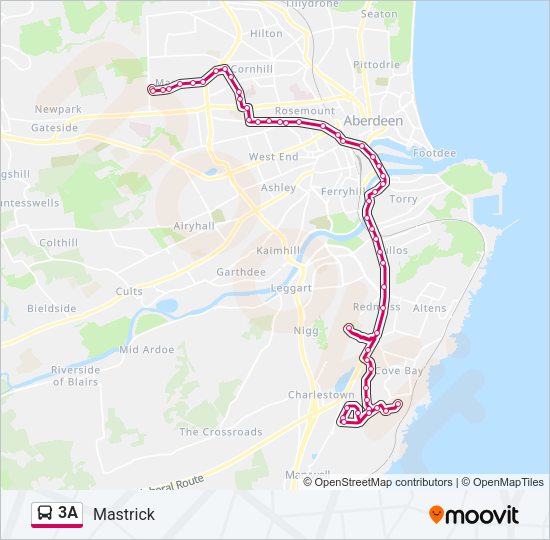 3A Bus Line Map