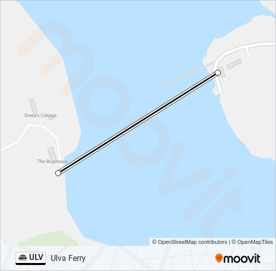 ULV Ferry Line Map