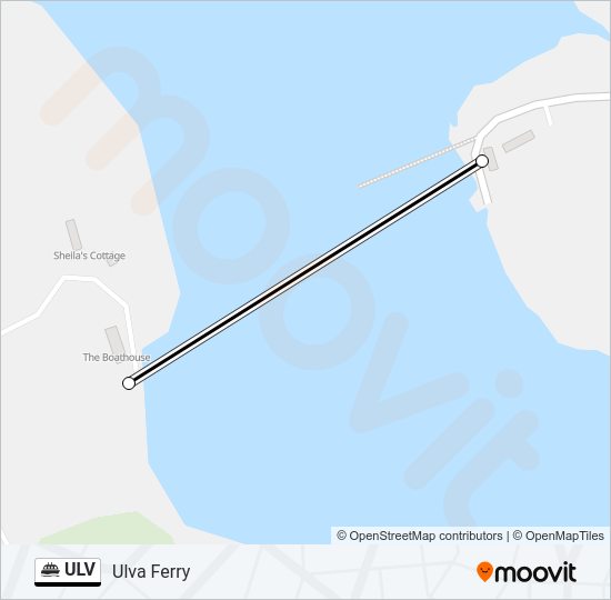 ULV Ferry Line Map