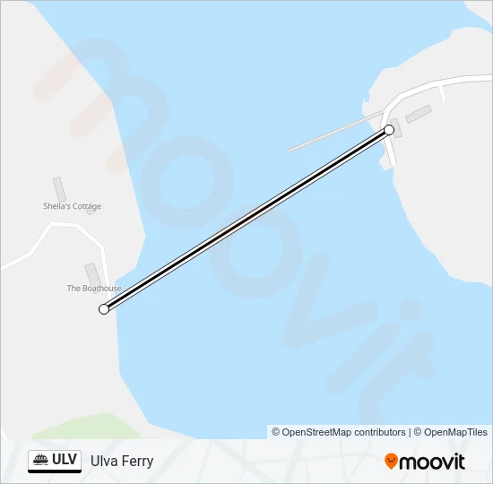 ULV Ferry Line Map