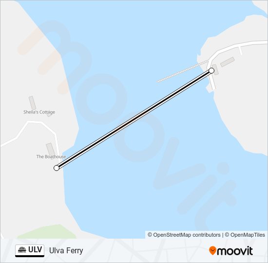 ULV ferry Line Map