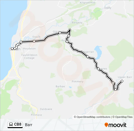 CB8 Bus Line Map