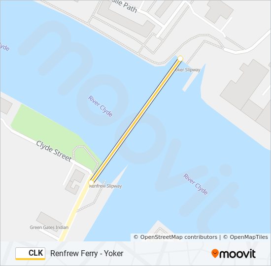 CLK ferry Line Map