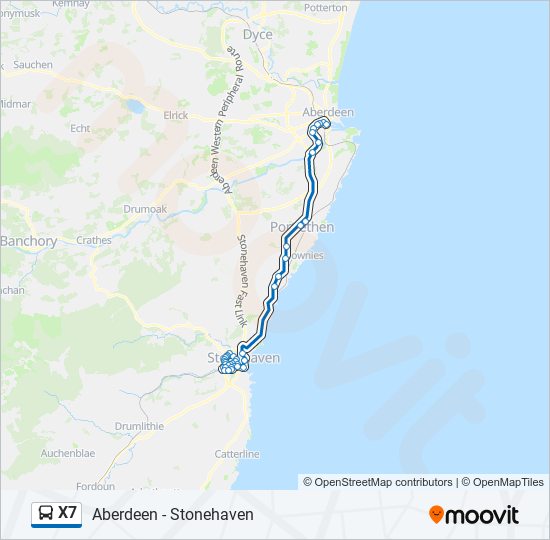 x7 Route Schedules, Stops & Maps Aberdeen (Updated)