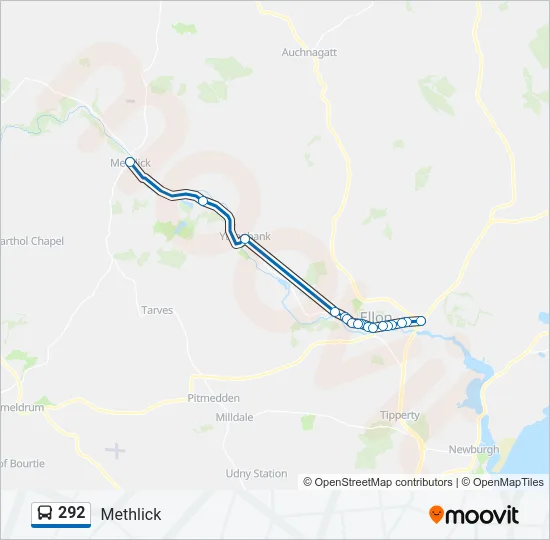 292 Bus Line Map