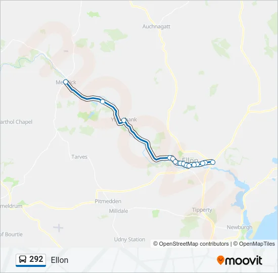 292 Bus Line Map