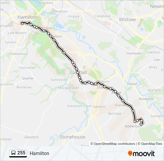 Bus 255 Route Map 255 Route: Schedules, Stops & Maps - Hamilton (Updated)