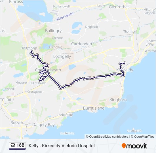 18b Route Schedules Stops Maps Kelty Updated 18b-route-schedules-stops-maps-kelty-updated