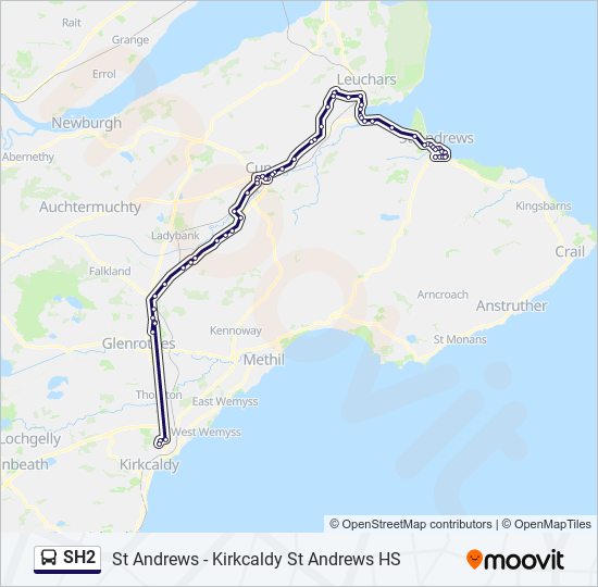 sh2 Route Schedules, Stops & Maps Overton Mains (Updated)