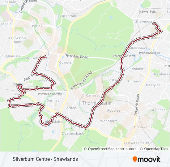 Bus 49 Route Map 49 Route: Schedules, Stops & Maps - Pollok (Updated)