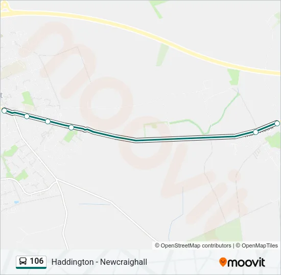 106 Bus Line Map