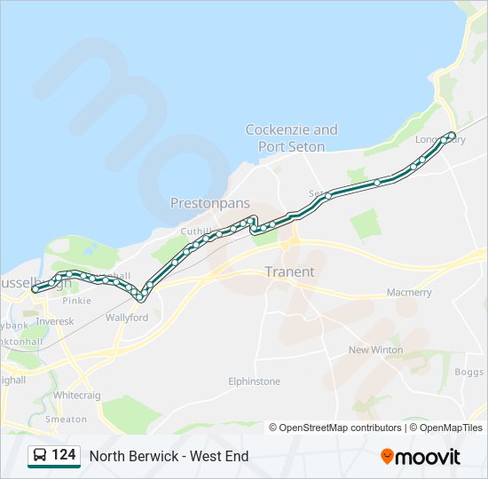 124 Bus Line Map
