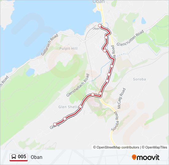 005 Bus Line Map