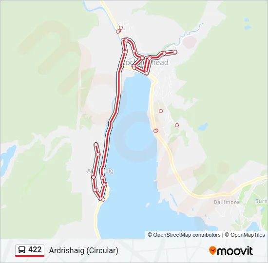422 Bus Line Map
