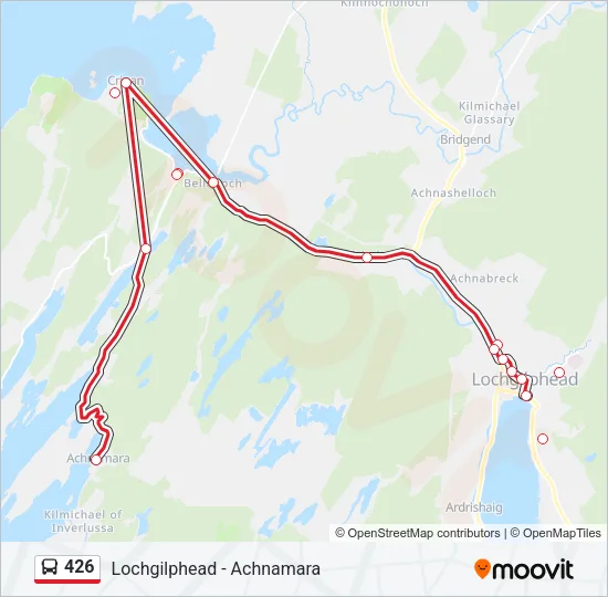 426 Bus Line Map