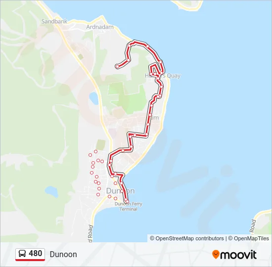 480 Bus Line Map