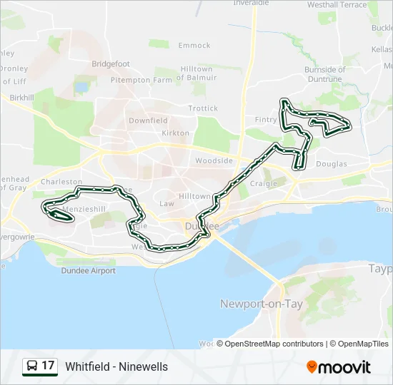 17 Bus Line Map