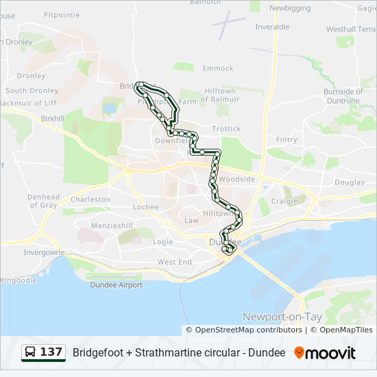 Bus 137 Route Map 137 Route: Schedules, Stops & Maps - Downfield (Updated)