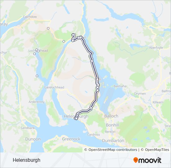 Bus 302 Route Map 302 Route: Schedules, Stops & Maps - Helensburgh (Updated)