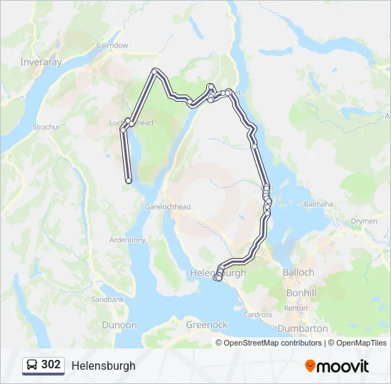 302 Bus Line Map