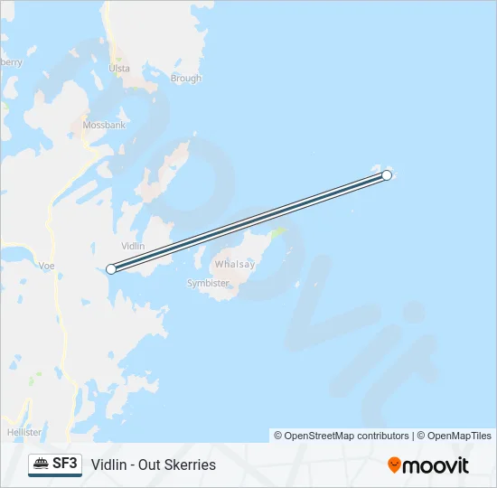 SF3 Ferry Line Map